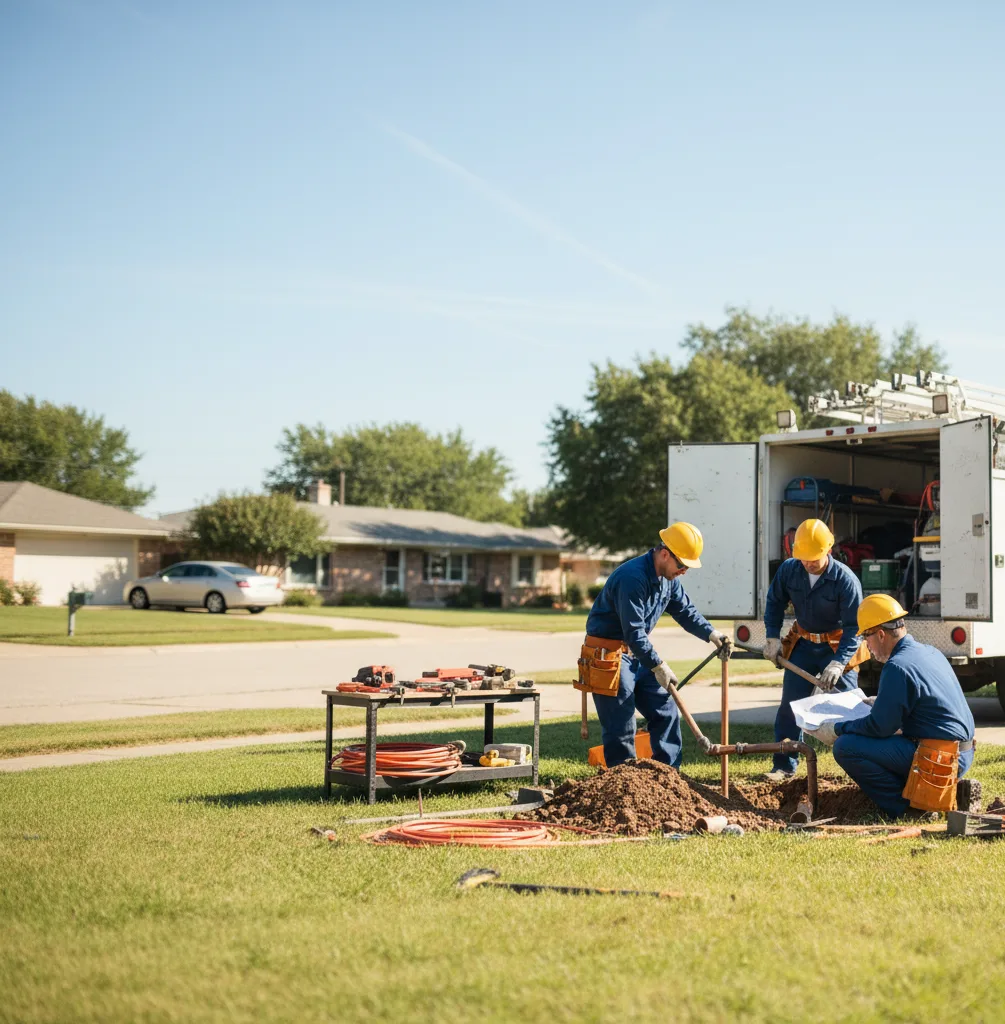 Sewer Line Repair in Denison, TX